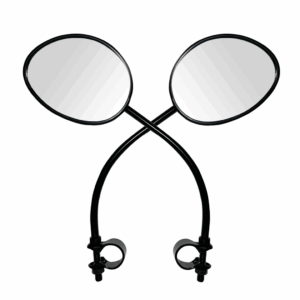 Paire de rétroviseur cyclo univ NOIR homogué CE