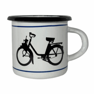 MUG tasse emaillé SOLEX VELOSOLEX silhouette ORIGINAL SOLEX