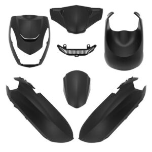 Kit carénage pour scooter Peugeot 50 Kisbee à partir de 2010 - Noir mat