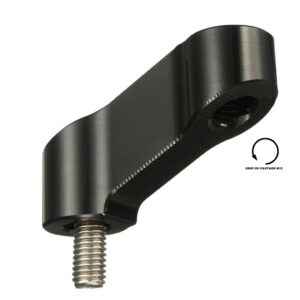extension ou déport de rétroviseur droit moto scooter noir filetage 10 mm rétro